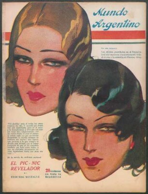 [Dos hermosas cabezas de mujer] [Dibujo]
