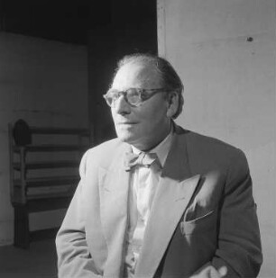 Porträt des Schauspielers und Regisseurs Wolfgang Heinz : Porträt von Wolfgang Heinz