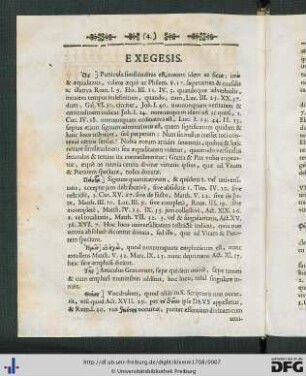 Exegesis.
