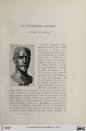 3. Pér. 29.1903: La collection Bonnart au Musée de Bayonne
