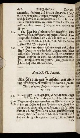 Das XCVI. Capitel. - Das C. Capitel.