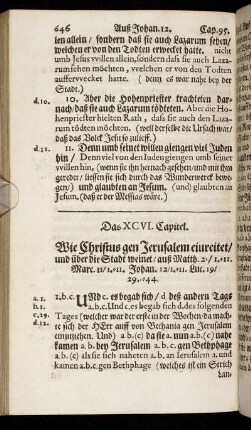 Das XCVI. Capitel. - Das C. Capitel.