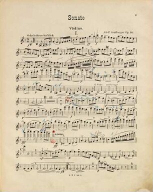Sonate : für Violine u. Pianoforte ; op. 10
