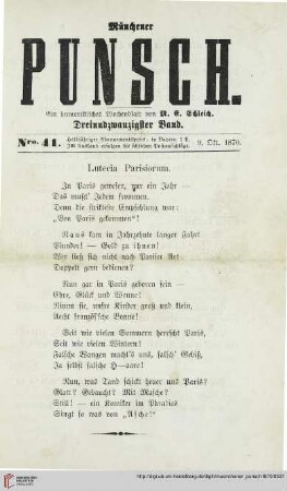 Nro. 41 (9. Oktober 1870)