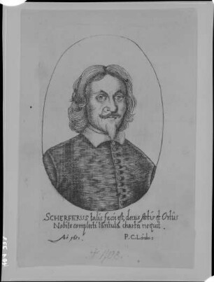 Bildnis des Dichters Wenzel Scherffer von Scherffenstein