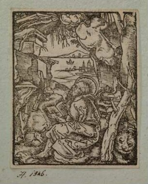 Der heilige Hieronymus in der Felsgrotte