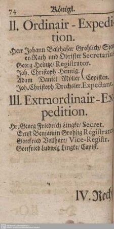 II. Ordinair-Expedition