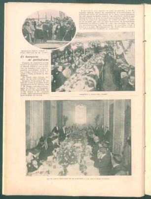 El banquete de periodistas