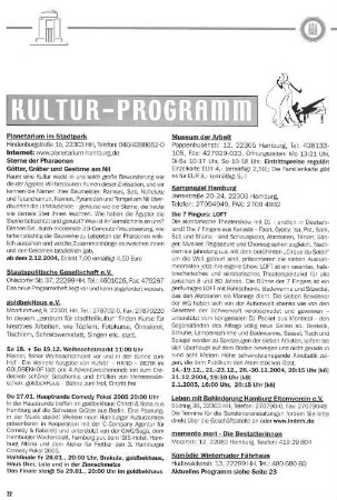 Kultur-Programm