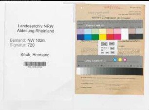 Entnazifizierung Hermann Koch , geb. 19.05.1899 (Gewerbeoberlehrer)