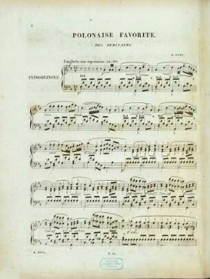 Polonaise favorite de l'opéra de Bellini I Puritani : arrangé pour le piano