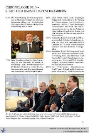 Chronologie 2010 – Stadt und Raumschaft Schramberg.