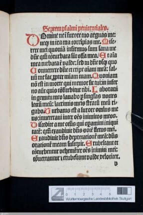 Septem psalmi penitentiales