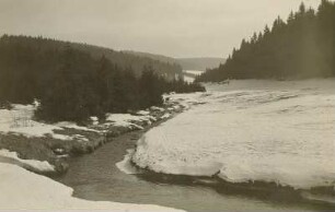 Das Weißeritztal talaufwärts bei Rehefeld