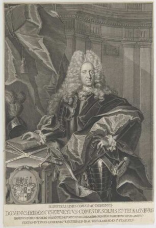 Bildnis des Fridericvs Ernestvs Comes de Solms et Tecklenbvrg