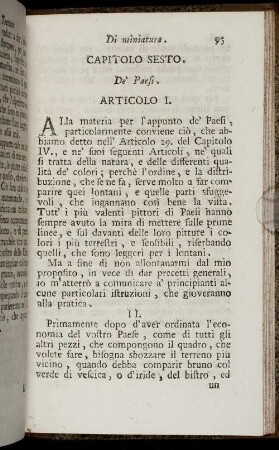 Capitolo Sesto. De' Paesi.