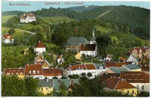 Bad Gottleuba. Ortsteilansicht mit Augustusberg
