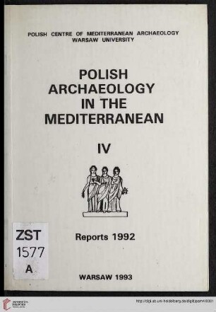 4: Polish Archaeology in the Mediterranean