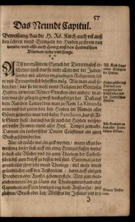 Das Neundt Capitul.