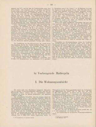b) Vorbeugende Maßregeln