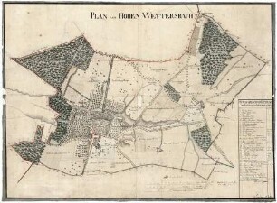 Plan von Hohenwettersbach