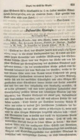 231-234 Systematische Theologie