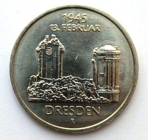 5-Mark-Stück Frauenkirche Dresden