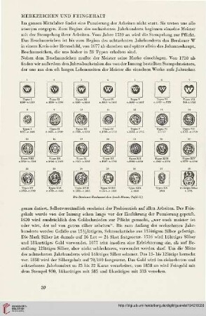 Merkzeichen und Feingehalt