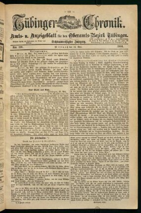 26. Mai (Nro. 120) - 30. Mai (Nro. 124)