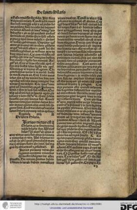 Hilarius dictus est quasi Hilaris, quia in servitatue dei valde hilaris fuit...
