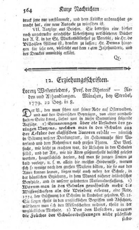 Reden und Abhandlungen.