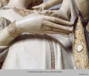 Madonna mit Kind : Rechte Hand der Madonna