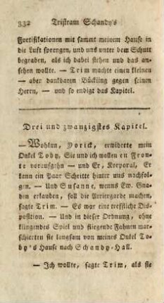 Drei und zwanzigstes Kapitel