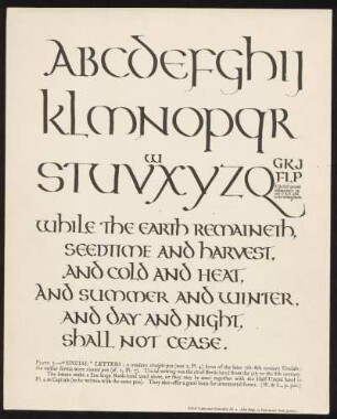 Plate 3. "Uncial" Letters
