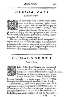 Climatis Sexti.