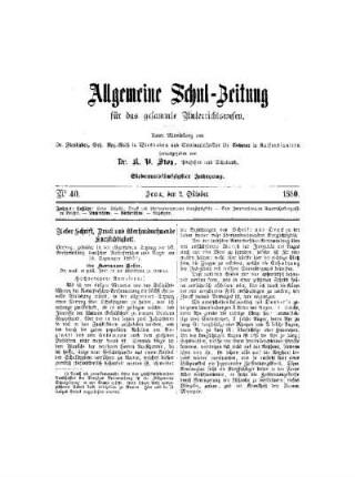 Ueber Schrift, Druck und überhandnehmende Kurzsichtigkeit