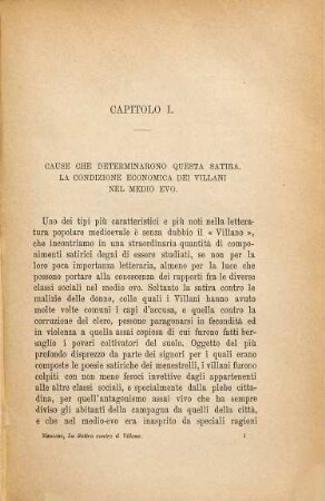 Saggio di ricerche sulla satira contro il villano : Con appendice di documenti inediti