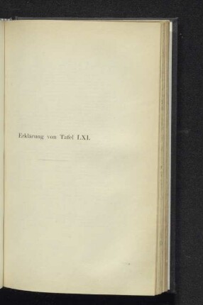 Erklärung von Tafel LXI.