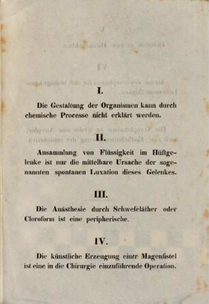 Thesen, welche behufs der Erlangung der medicinischen Doctorwürde Dienstag den 7. August 1849 ... vertheidigen wird Wilh. Christian Herm. Weber ... Präses: Prof. Dr. Wernher