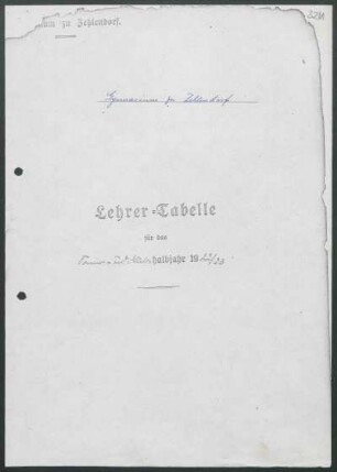 1922/23: Jahresbericht ... - 1922/23