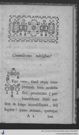 Commillitones nobilissimi.