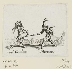 Capitaine Cardoni - Maramao, Blatt 22 der Folge "Balli di Sfessania"