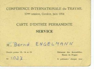 Internationale Labour Conference