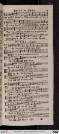 (Der XXI. 21. Psalm - Der XXX. 30. Psalm)