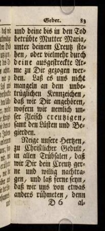 83-85, Neige unsere Hertzen, zu christlicher ...
