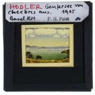 Hodler, Der Genfer See von Chexbres aus