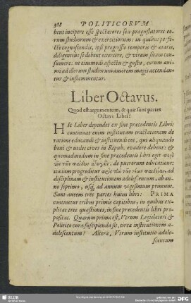 Liber Octavus