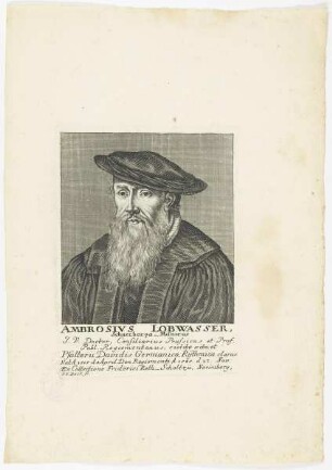Bildnis des Ambrosivs Lobwasser