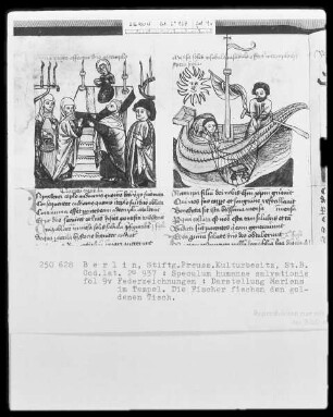 Speculum humanae salvationis — ---, Folio 9versoBuchseite