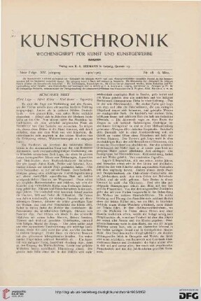 Heft 18 (6. März 1903)